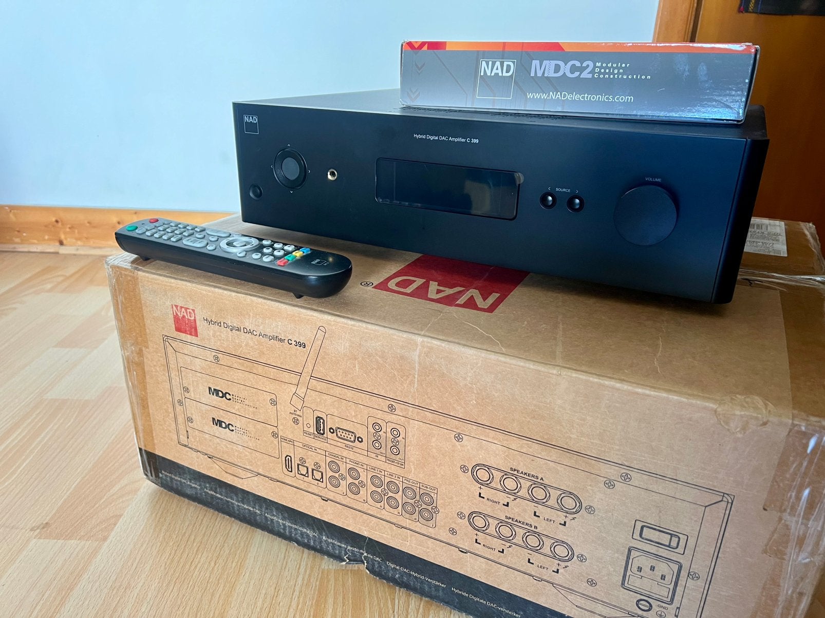 Nad C399 + MDC2 BluOS-D, Enlèvement ou Envoi, Comme neuf