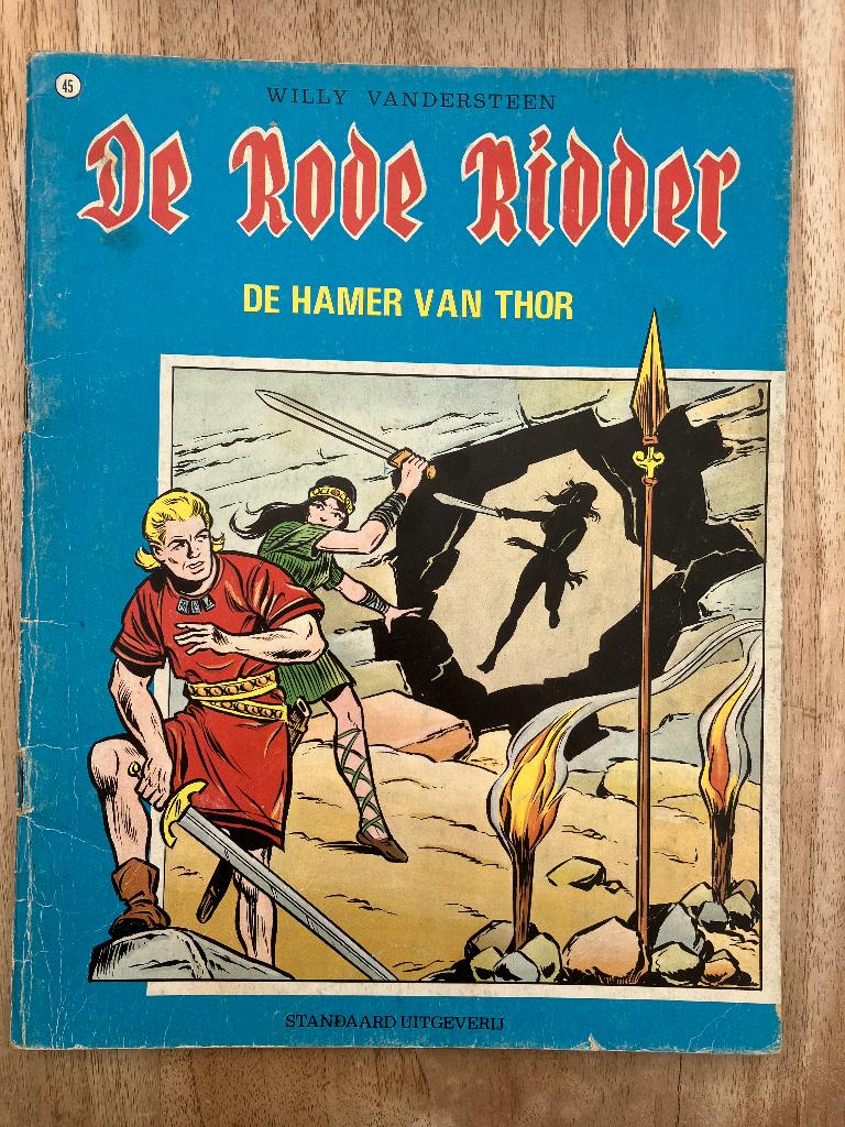 De Rode Ridder - 45 - De hamer van Thor, Eén stripboek, Ophalen of Verzenden, Gelezen, Willy Vandersteen