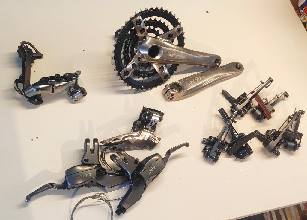 XTR 3x9 Vbrake, Vélos & Vélomoteurs, Vélos | VTT & Mountainbikes, Frein sur jante, Enlèvement ou Envoi, Utilisé, Moins de 45 cm