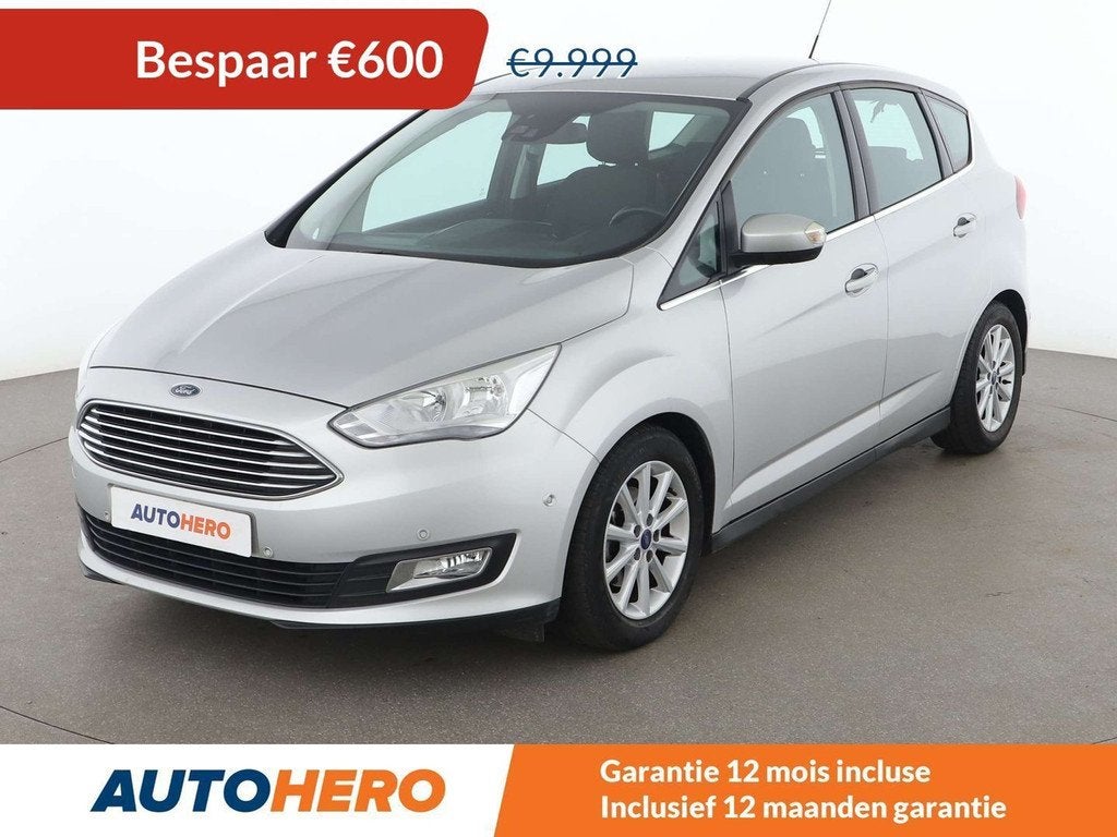 Ford C-MAX 1.5 TDCi Titanium (année de construction 2016), Interruption de démarrage, Argent ou Gris, Boîte manuelle, Autre carrosserie