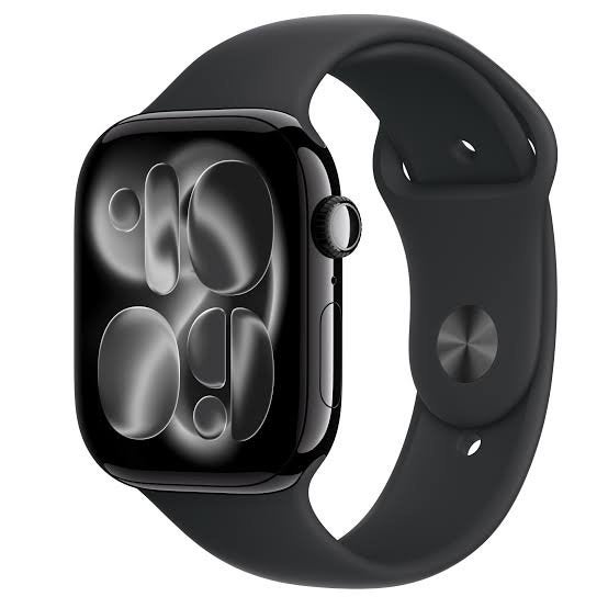 Apple Watch 11 46mm noire - utilisée 1x !, Enlèvement, Comme neuf