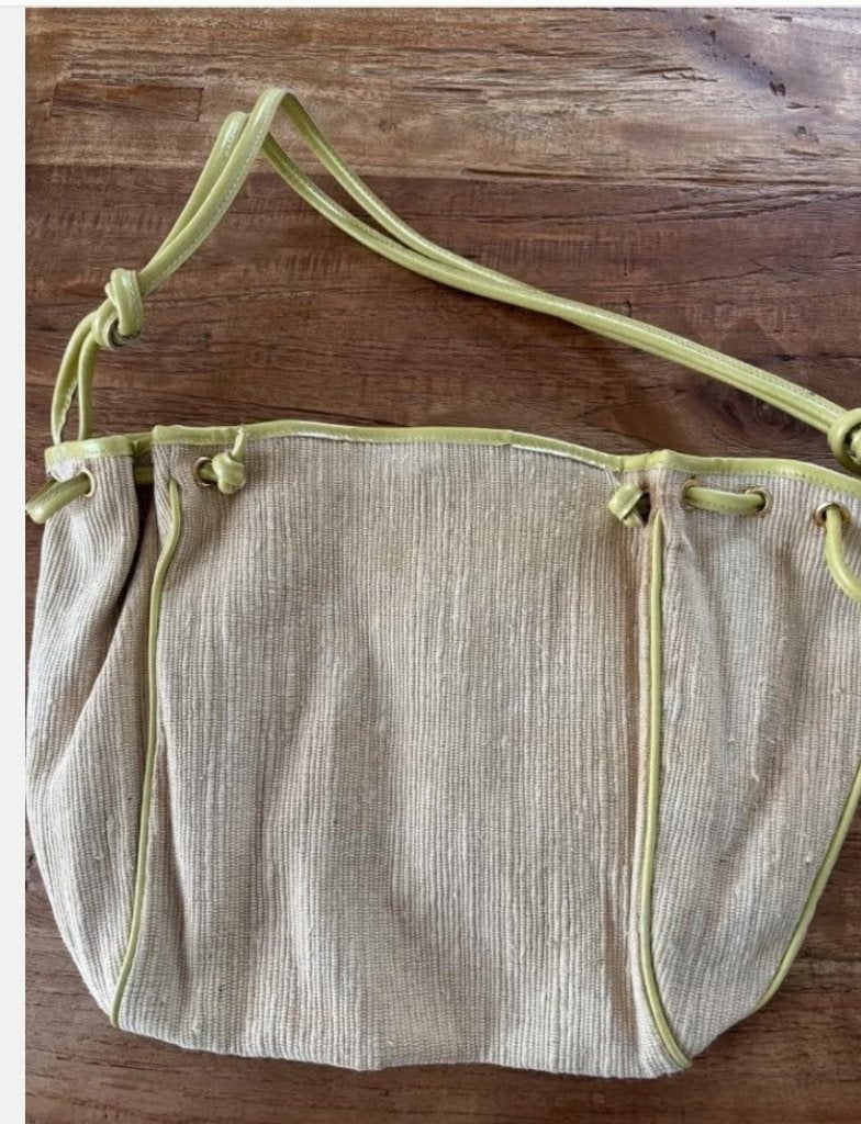 Handtas vintage, Handtassen en Accessoires, Tassen | Damestassen, Ophalen of Verzenden, Zo goed als nieuw, Beige, Handtas