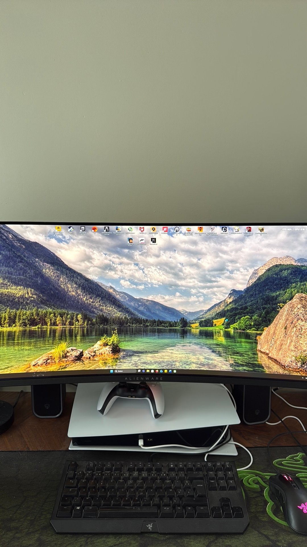 Alienware OLED game scherm, Computers en Software, Ophalen, Zo goed als nieuw, LED