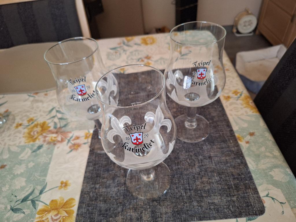 TRIPEL KARMELIET /  3 GLAZEN 0,3l  per stuk 2,50e., Ophalen, Nieuw