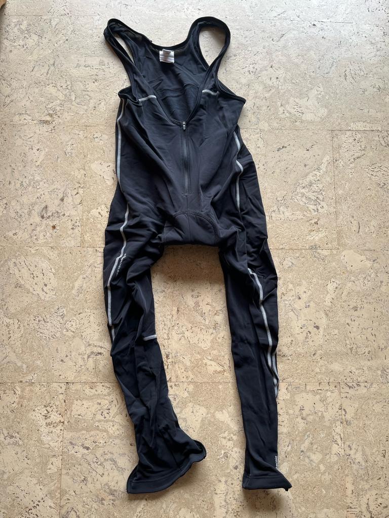 Zwarte lange koersbroek maat M, Fietsen en Brommers, Ophalen, Zo goed als nieuw, Bovenkleding, Heren