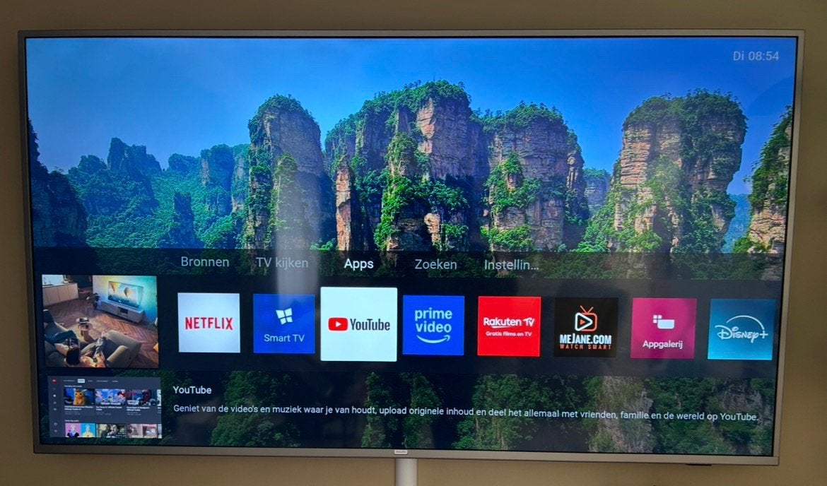Philips 70” 4K Ambilight Smart TV perfecte staat + 2 remotes, Audio, Tv en Foto, Ophalen, Zo goed als nieuw, Philips, Smart TV