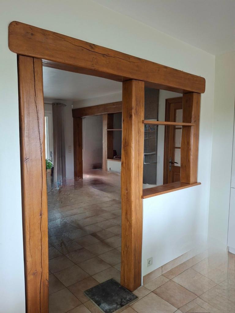 A vendre poutrelles chêne, Enlèvement