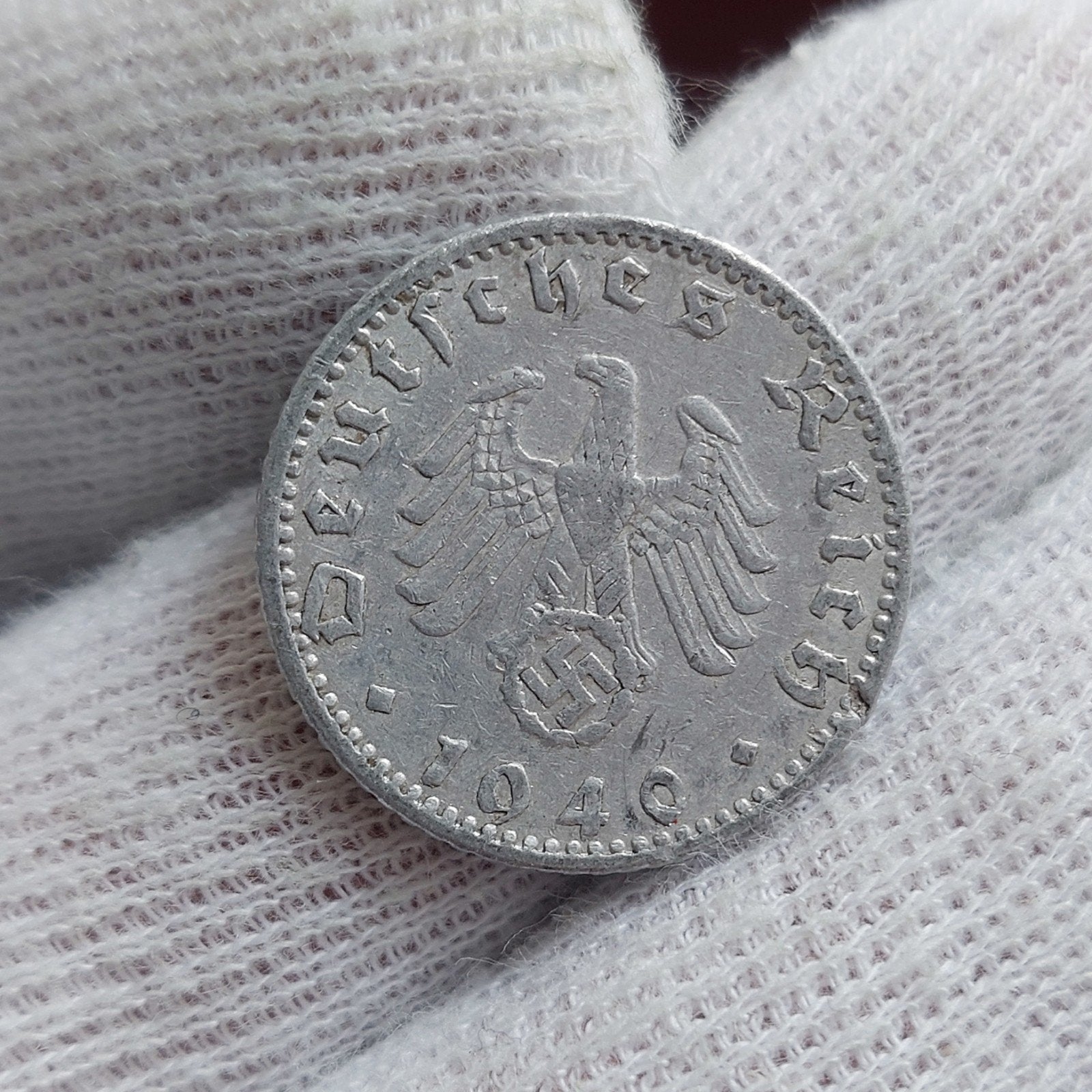 Pièce de monnaie / Allemagne / 50 Reichspfennig / 1940 A, Enlèvement ou Envoi, Monnaie en vrac