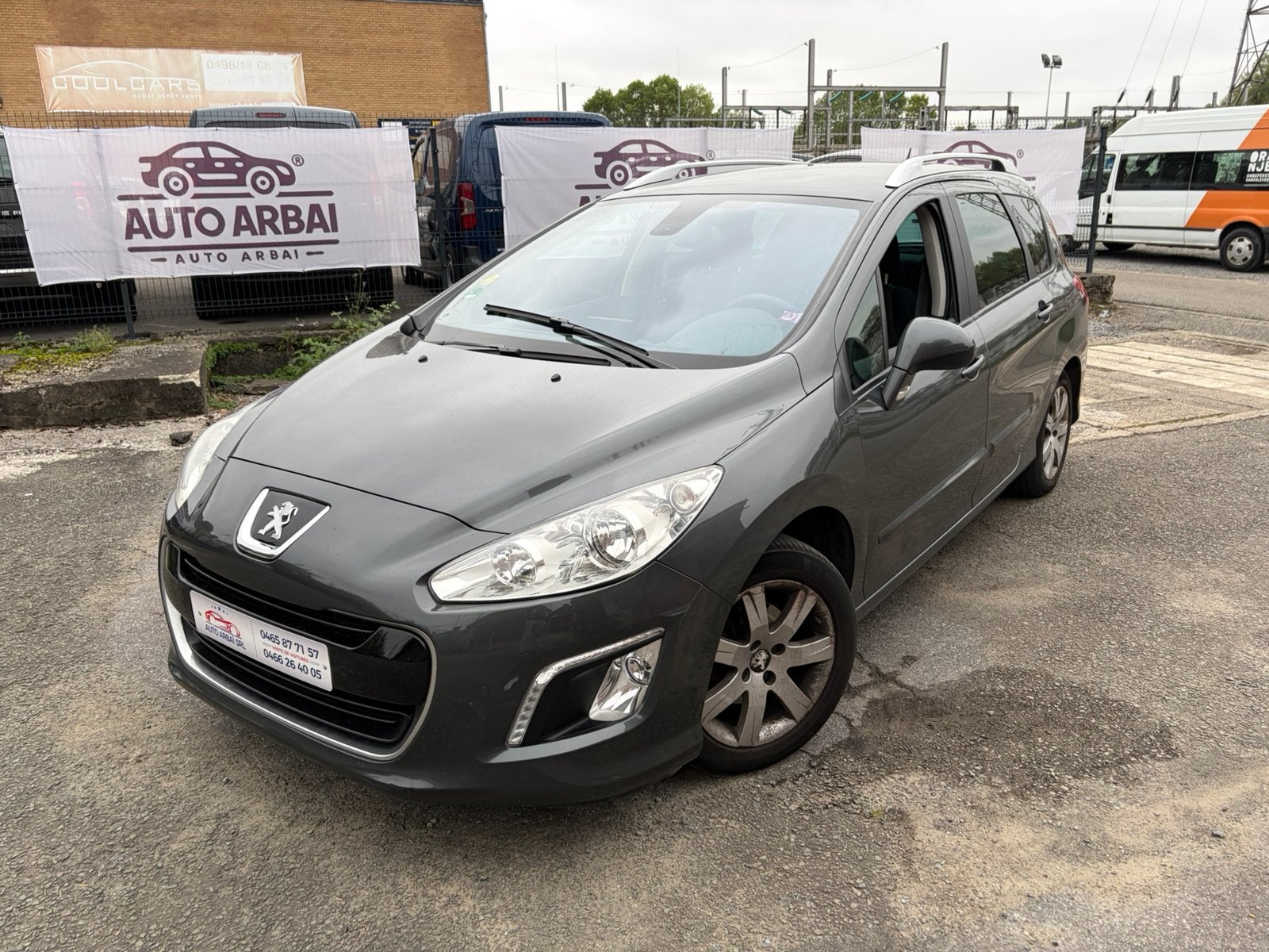 Peugeot 308 SW 1.6 e-HDi Active 2013, Auto's, Stof, 4 cilinders, Bedrijf, Zilver of Grijs