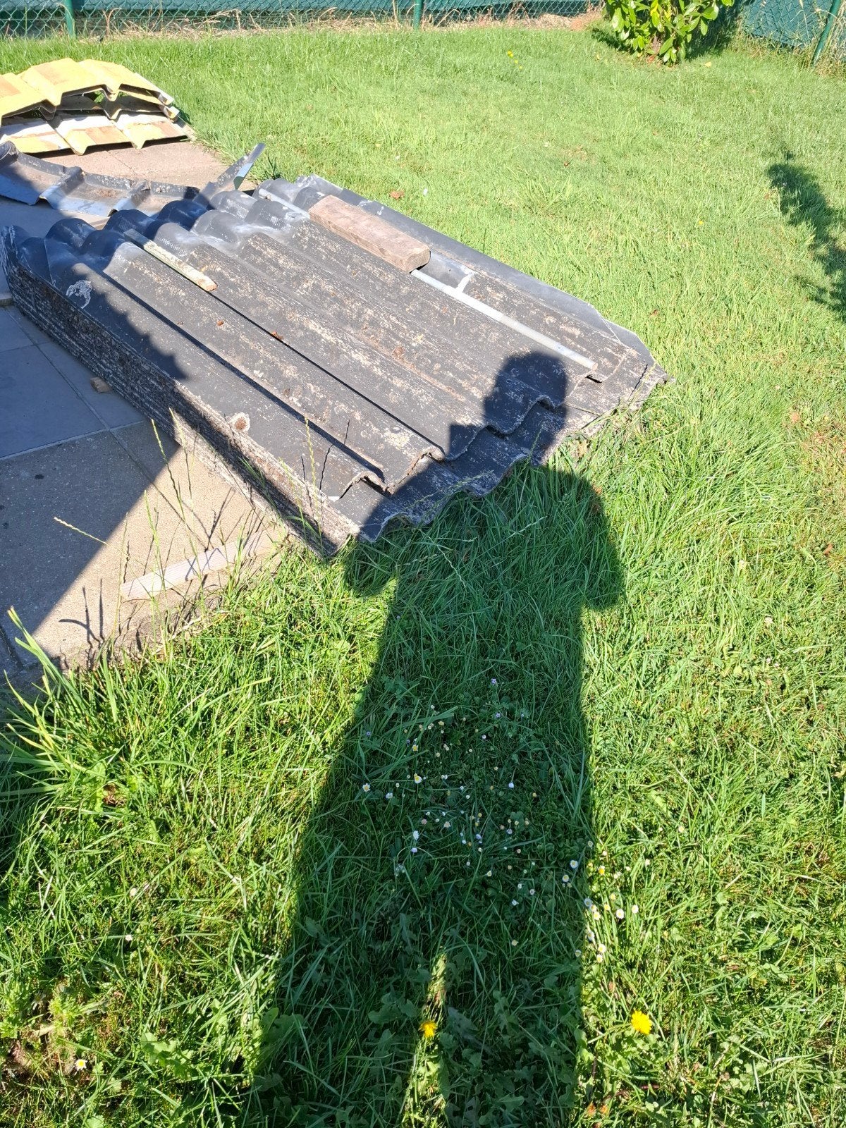 Vezel cement golf platen, Ophalen