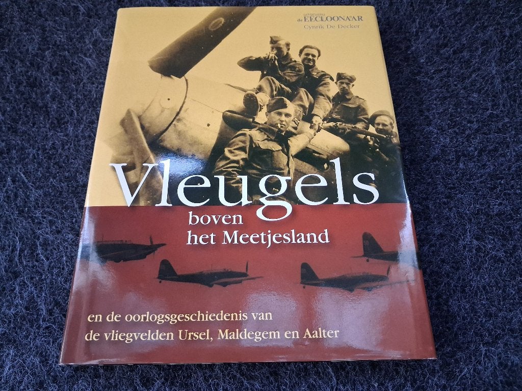 Vleugels boven het Meetjesland, Ophalen of Verzenden, Luchtmacht, Boek of Tijdschrift