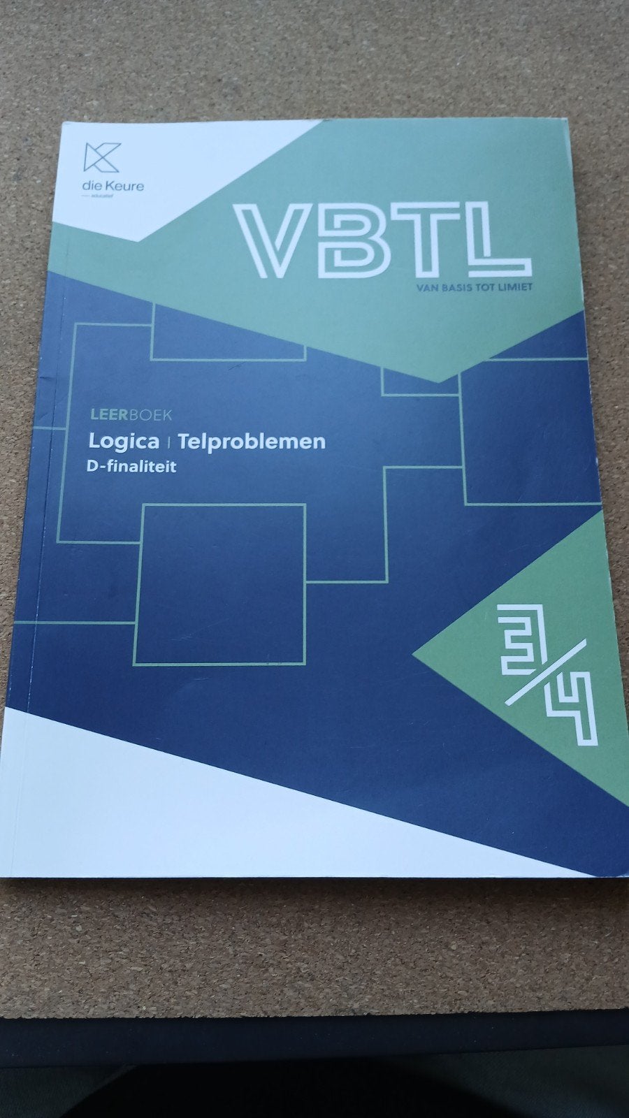VBTL 3/4 - leerboek Logica & telproblemen D, Ophalen of Verzenden, Nederlands