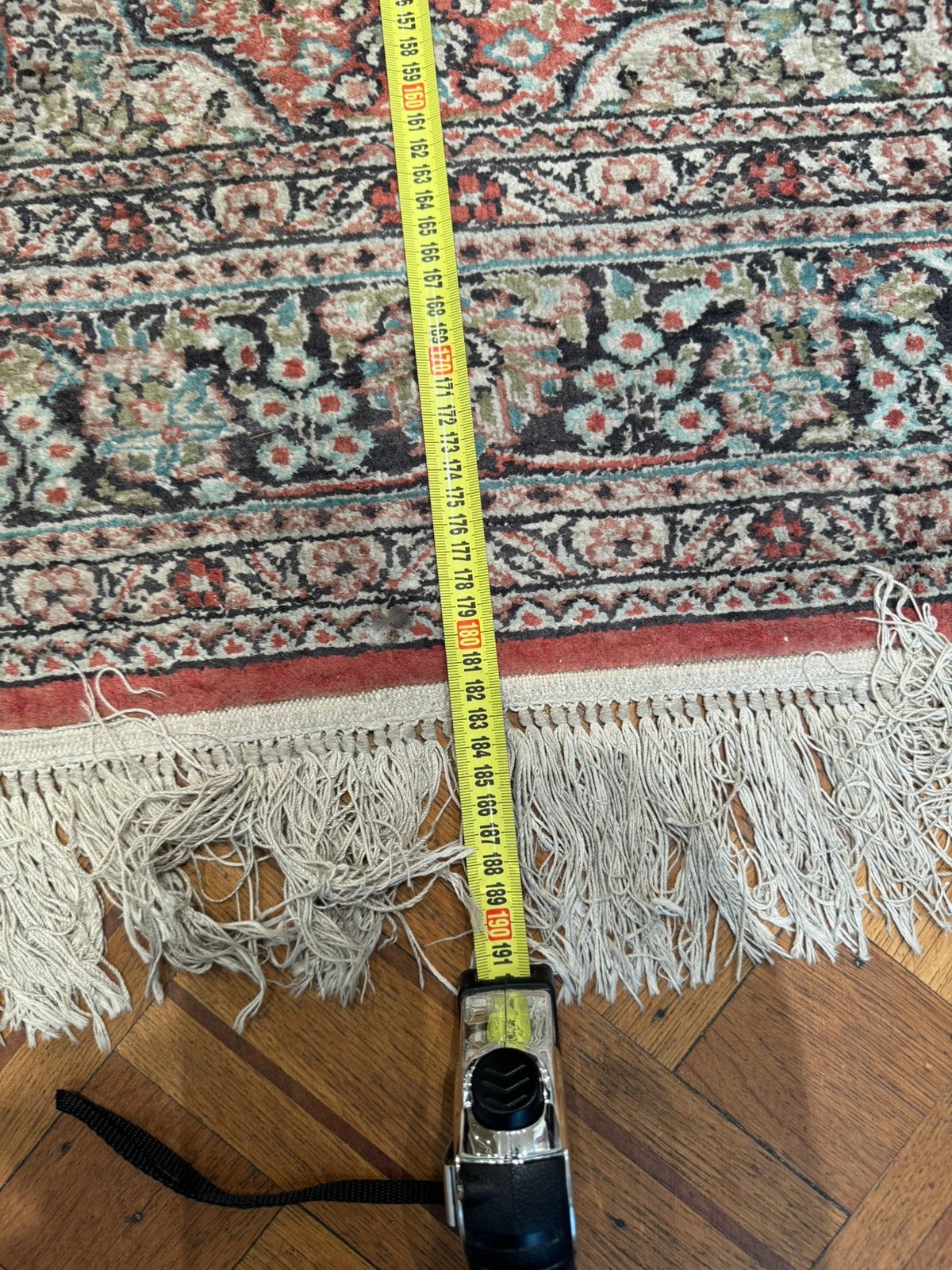 Handgeknoopt tapijt, wol, Ophalen, 150 tot 200 cm, Rechthoekig, Gebruikt