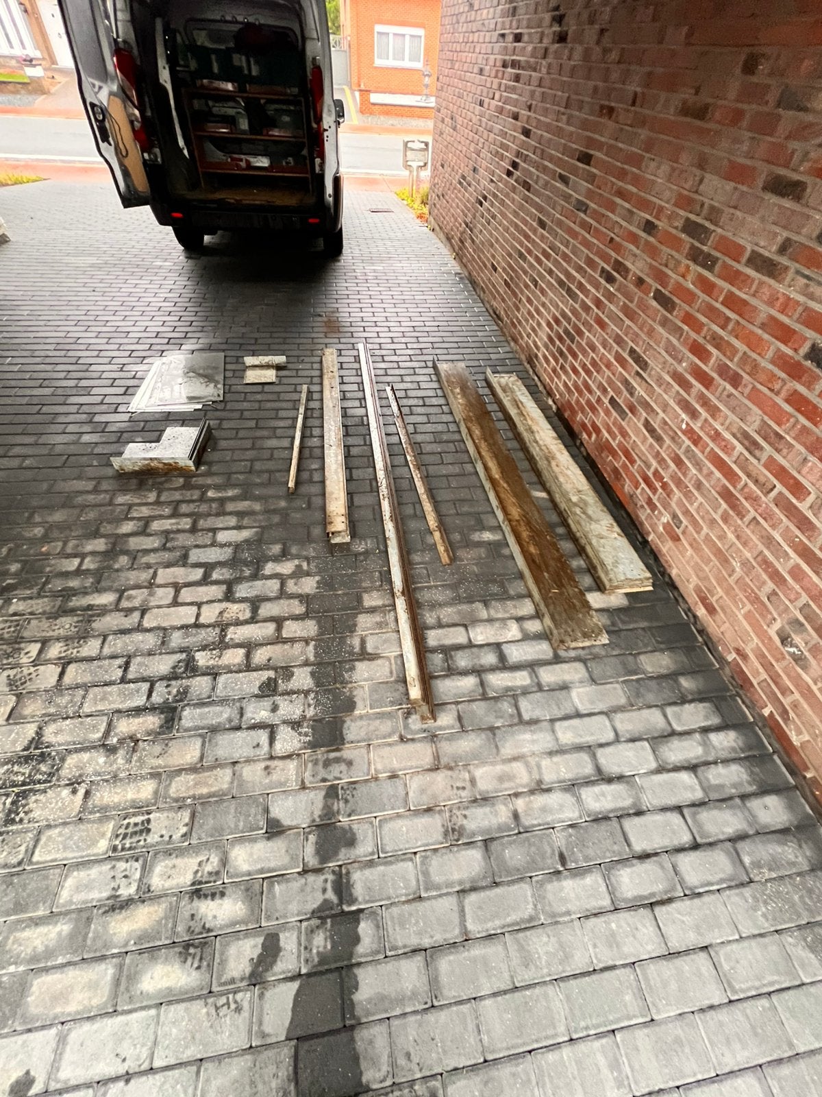 Stalen Gegalvaniseerd profielen, Doe-het-zelf en Bouw, Ophalen, Zo goed als nieuw, IJzer