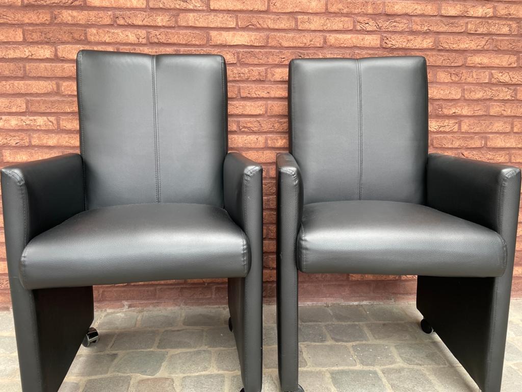 Eetkamerstoelen, Ophalen, Gebruikt, Zwart, Vijf, Zes of meer stoelen