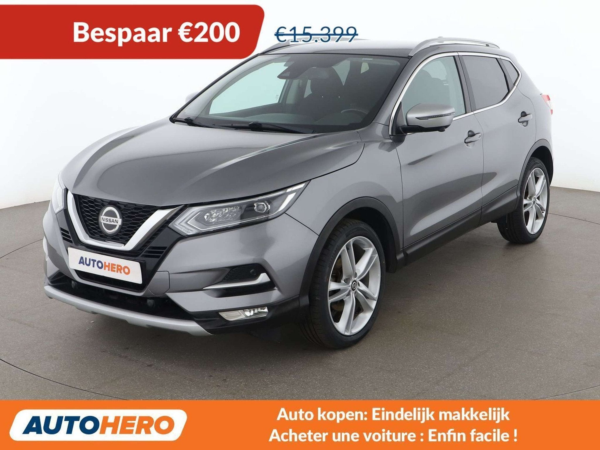 Nissan QASHQAI 1.3 DIG-T N-Connecta (bj 2019), Auto's, Voorwielaandrijving, Stof, Gebruikt, Lichtsensor