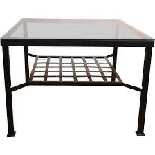 Stijlvolle glazen salontafel met metalen frame  IKEA, Huis en Inrichting, Tafels | Salontafels, Gebruikt, 50 tot 75 cm, 50 tot 100 cm