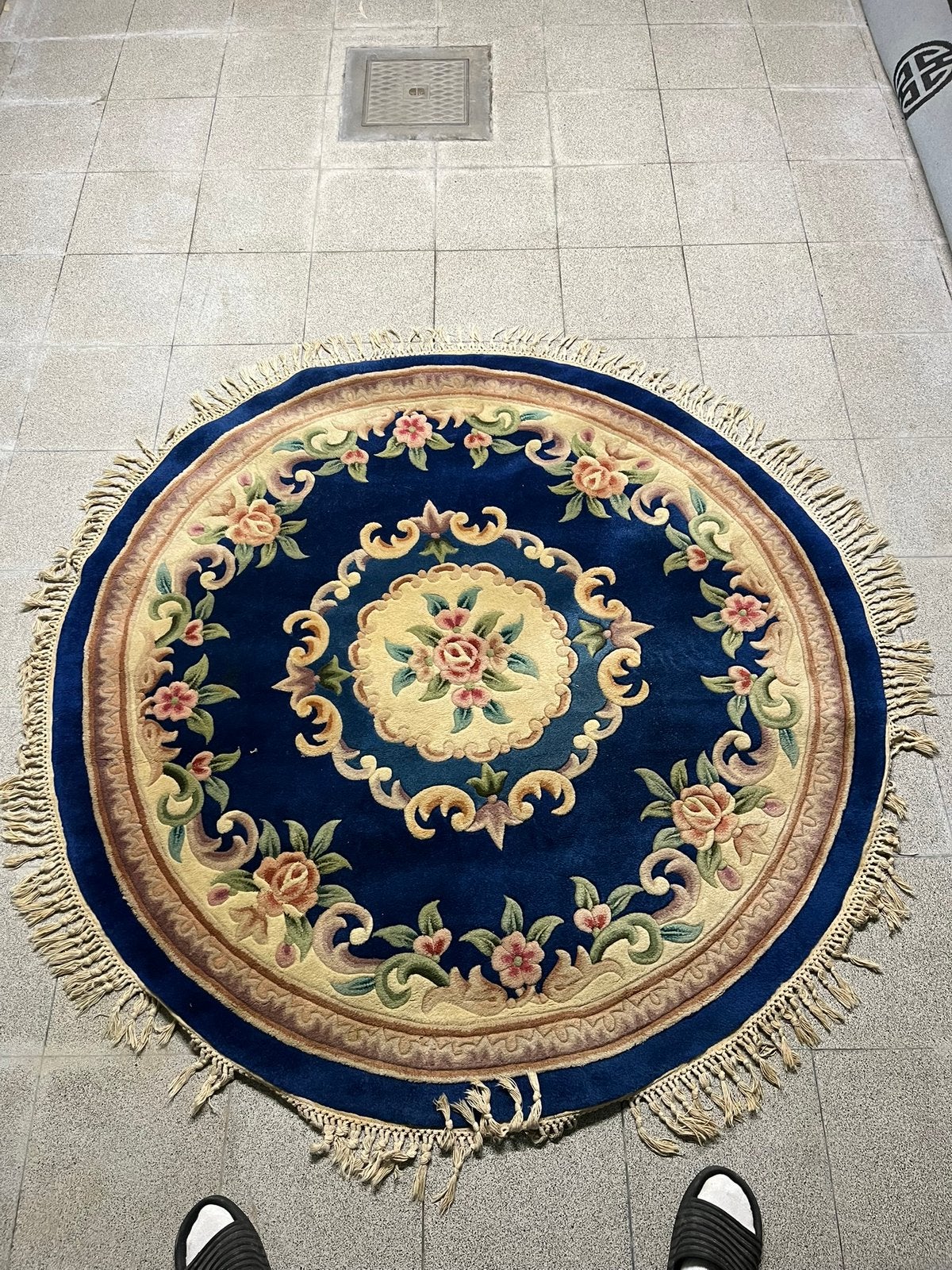 Rond tapijt, Enlèvement, Comme neuf, Rond