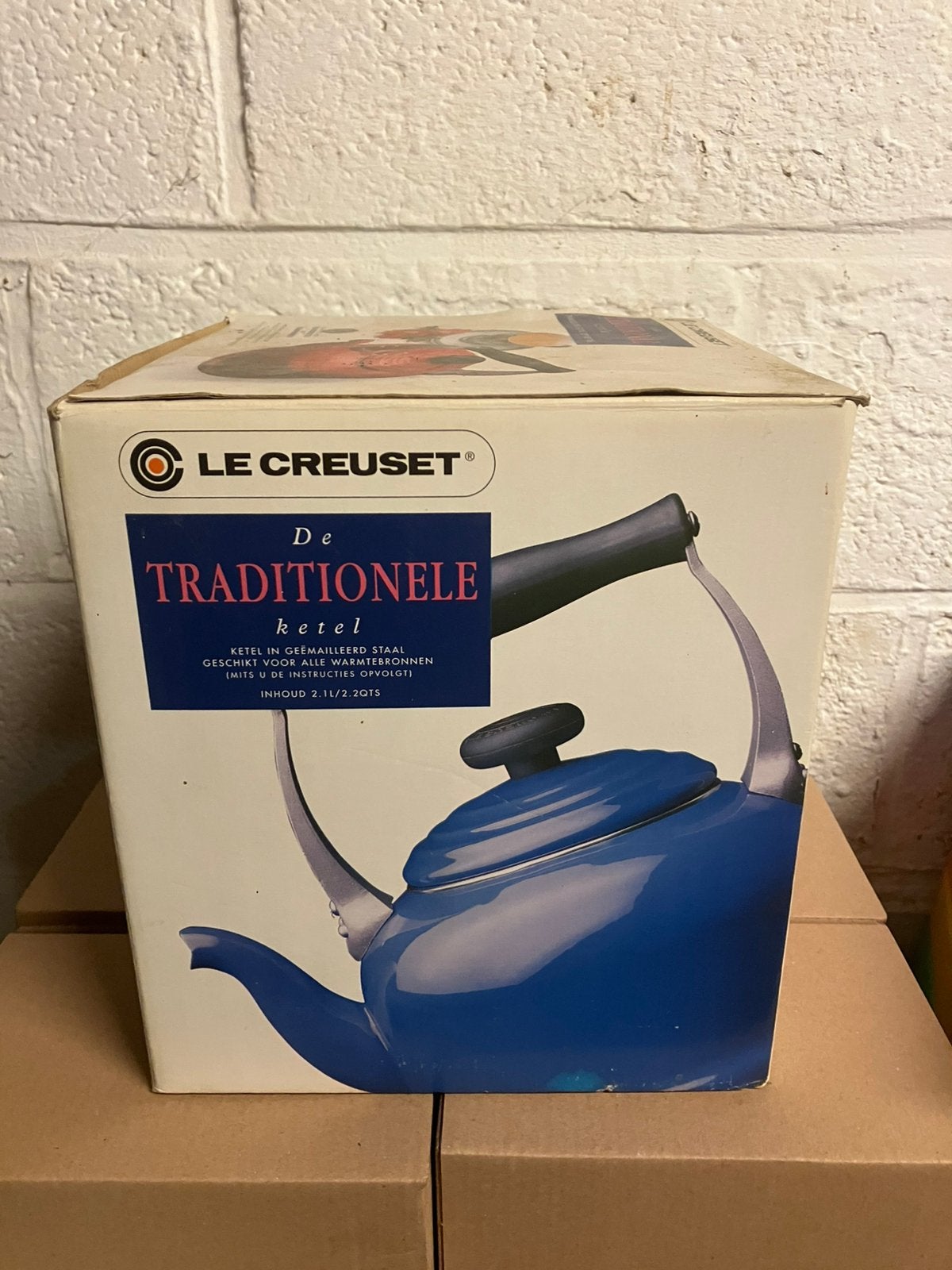 Le creuset - Ketel, Huis en Inrichting, Keuken | Keukenbenodigdheden, Blauw, Nieuw, Le Creuset, Ophalen