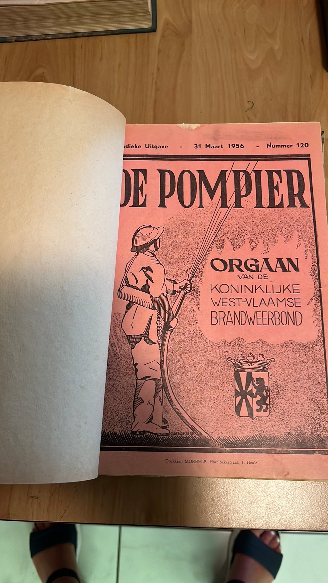 Magazines cartonnés de Pompier, Enlèvement ou Envoi