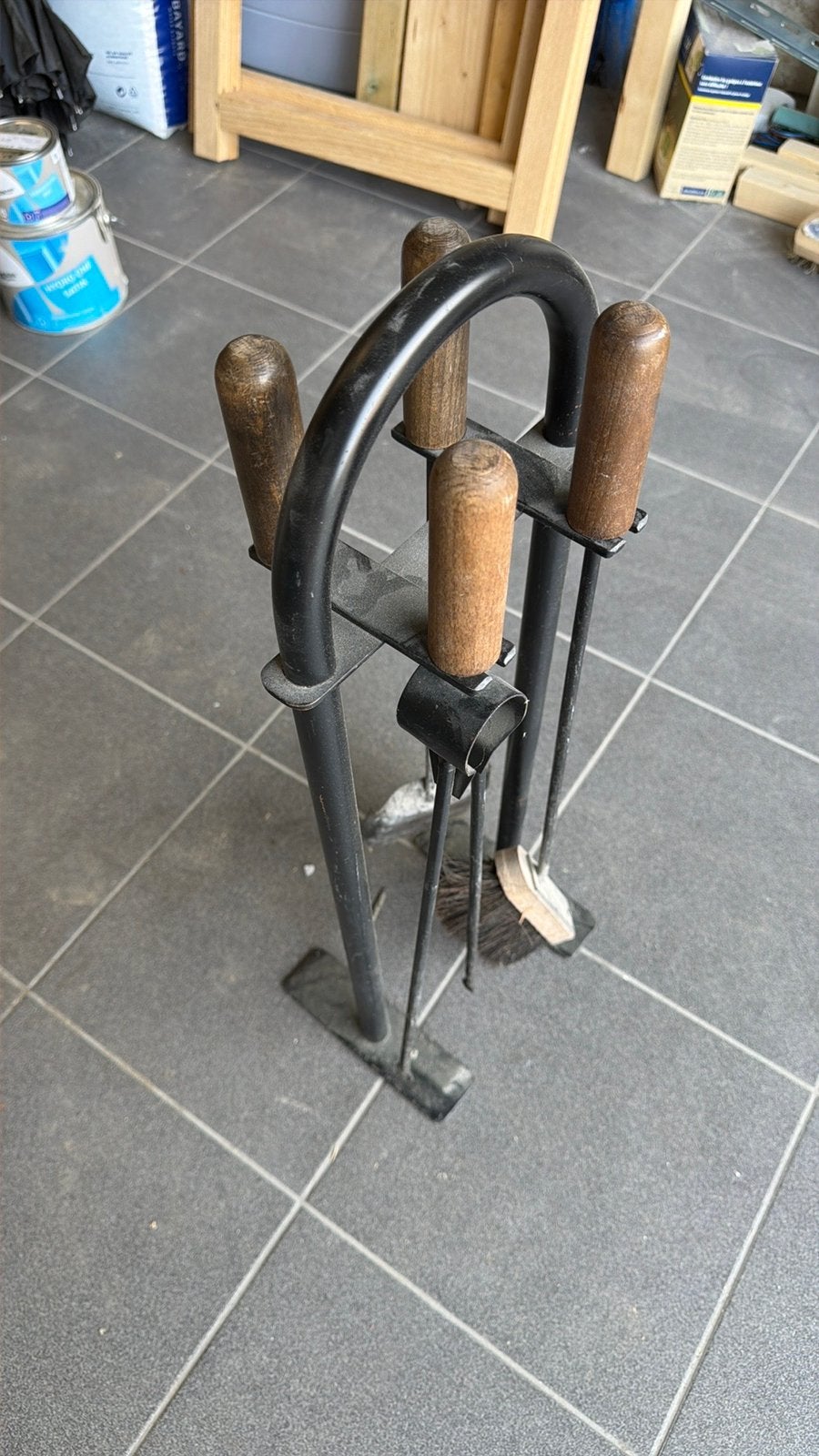 Openhaard set, Ophalen, Gebruikt, Houthaard