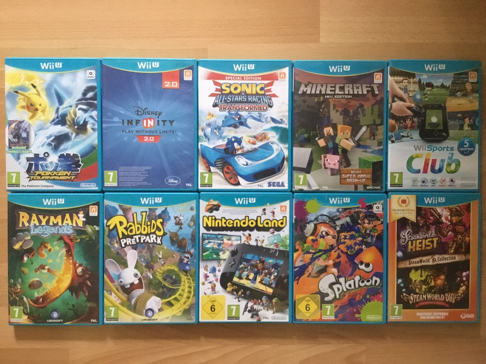 Nintendo Wii U games, Enlèvement ou Envoi, Comme neuf, À partir de 7 ans