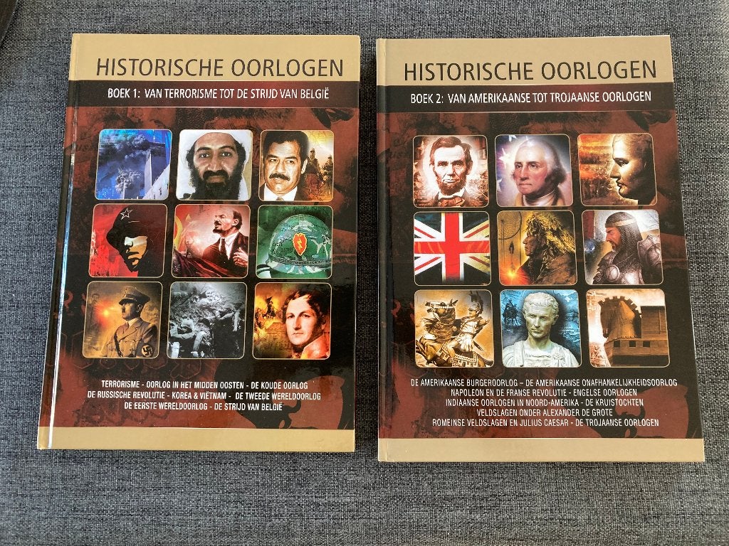 2 boeken Historische Oorlogen (nieuw), Ophalen of Verzenden, Nieuw