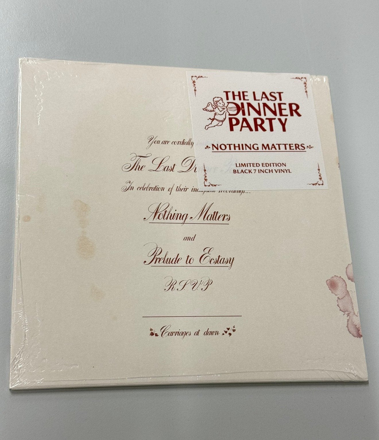 The Last Dinner Party Nothing Matters 5556335 limited ed 7”, Geseald, Ophalen of Verzenden, Nieuw in verpakking, Pop