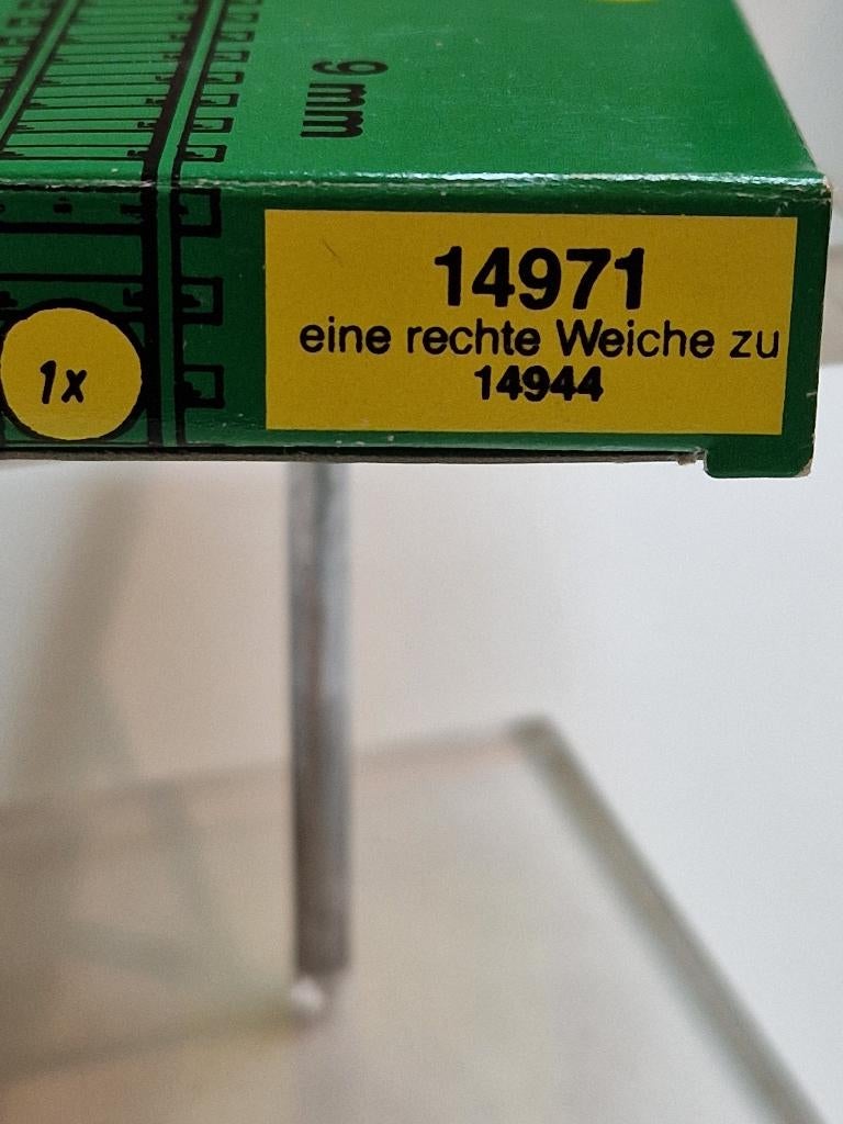 Minitrix Aiguillage Réf: 14971 Boîte d'Origine NEUF 2, Neuf, Analogique, Enlèvement ou Envoi, Trix