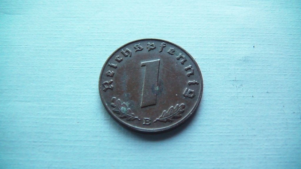 allemagne 1 pfennig 1939 B, Enlèvement, Allemagne