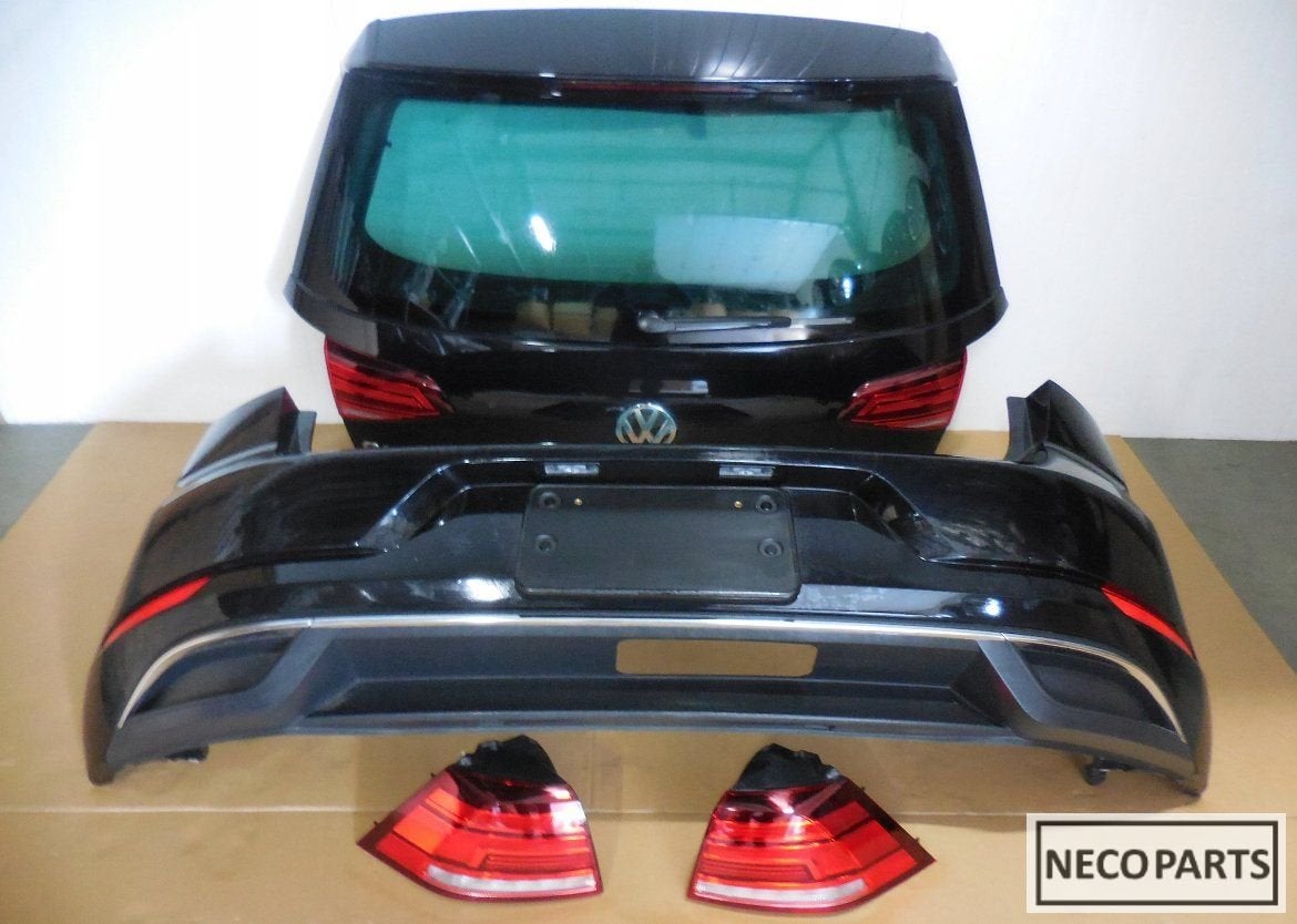 VW GOLF 7 FACELIFT ACHTERKLEP ACHTERBUMPER LC9X LEVERBAAR!!, Gebruikt, -, Volkswagen, -