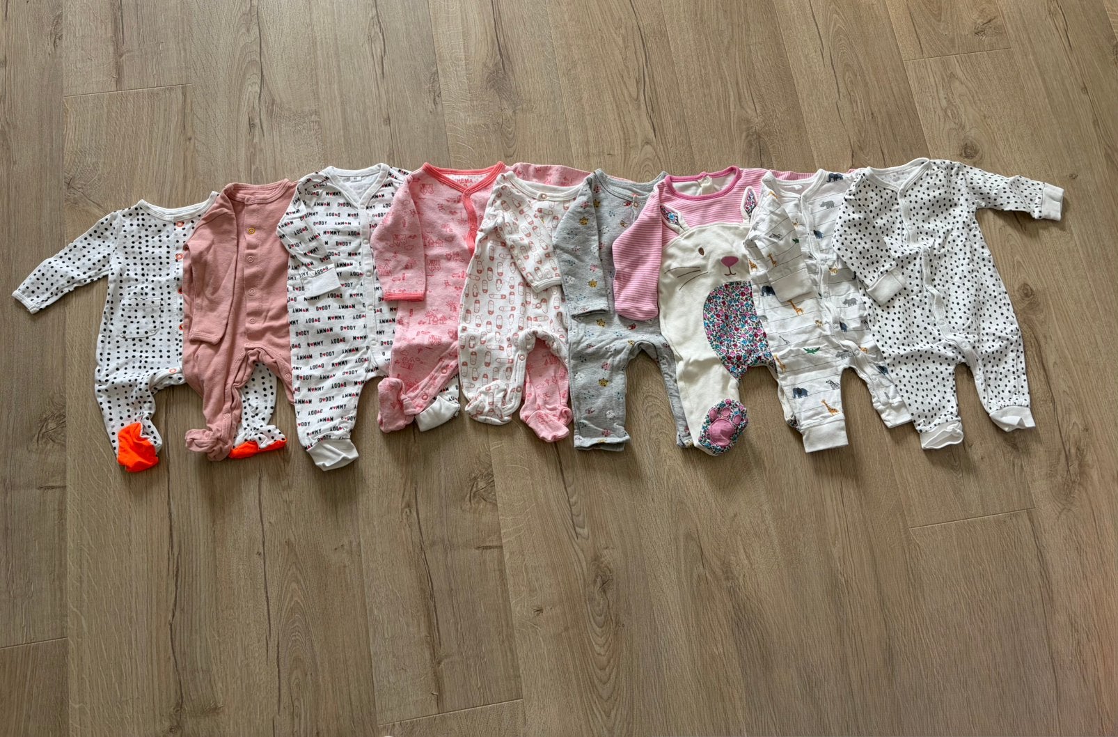 Pakket pyjama’s maat 56, Ophalen of Verzenden, Gebruikt