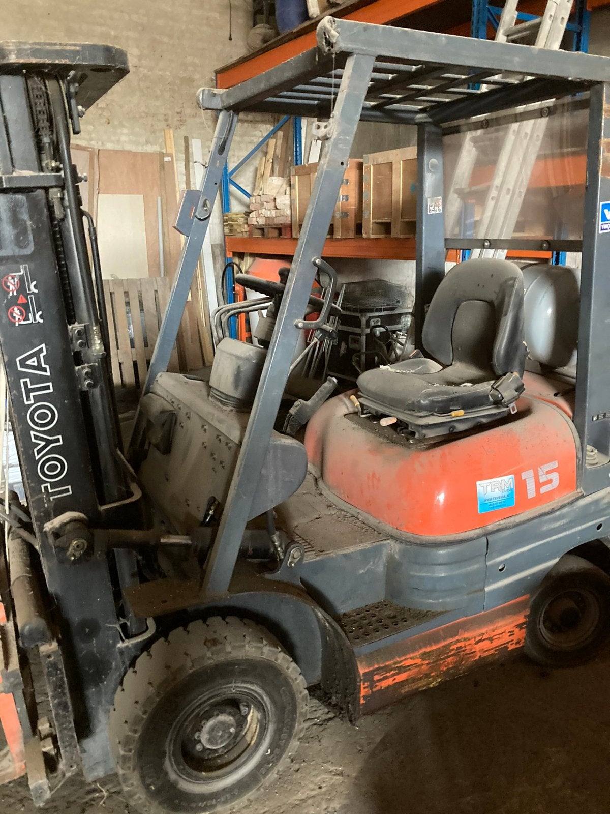 Heftruck totota, Articles professionnels, 1000 à 2000 kg, Enlèvement, LPG, Chariot élévateur