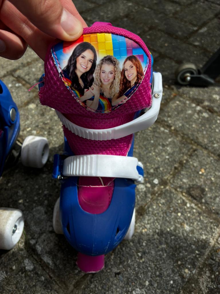 K3 rolschaatsen 2-2 wieltjes, Kinderen en Baby's, Ophalen, Verstelbaar, Kinderen, Zo goed als nieuw