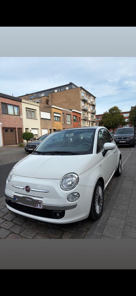 Fiat 500, Auto's, Fiat, Wit, Particulier, Te koop, Benzine