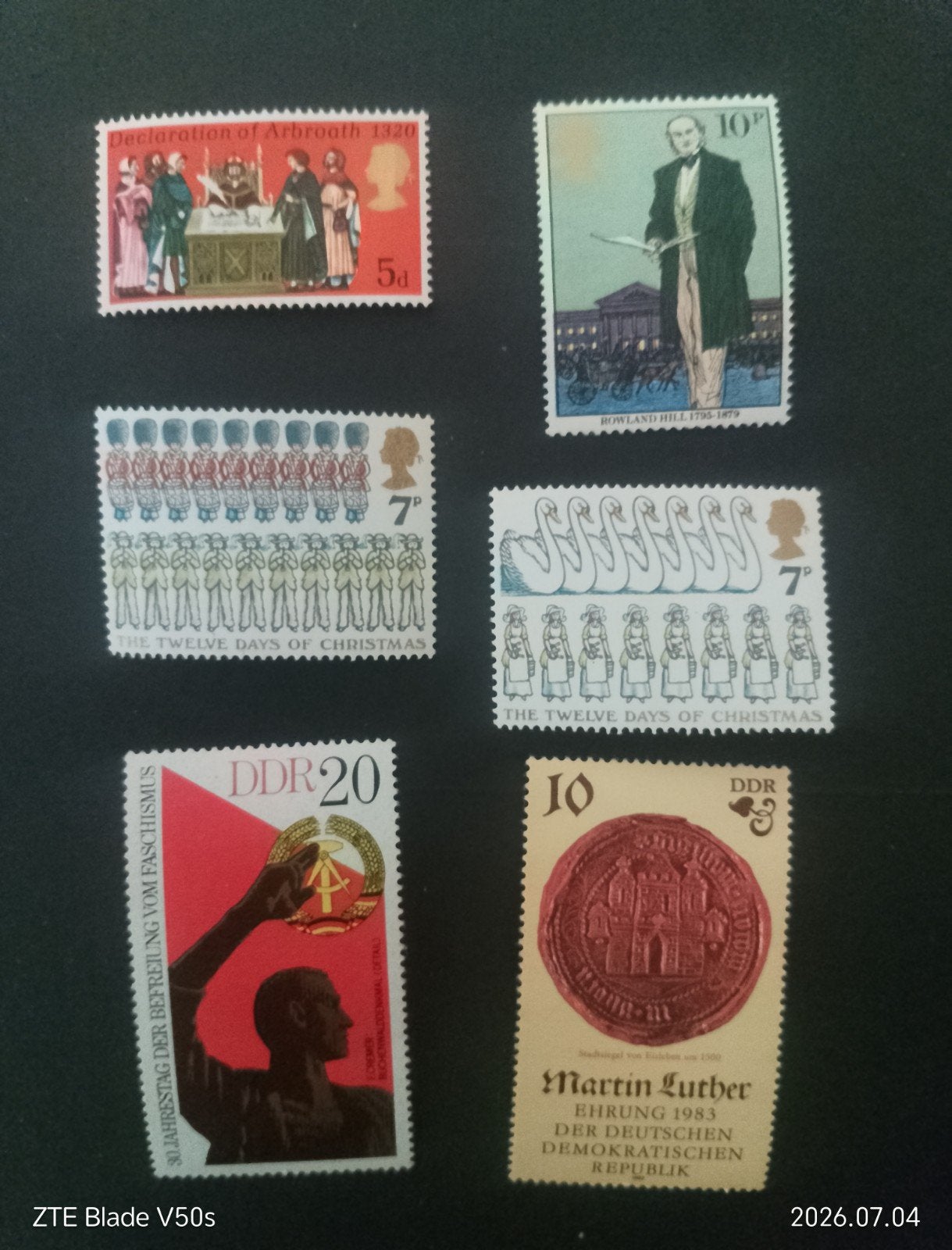 Timbres historiques Sechs postfrisch ;, Timbres & Monnaies, Timbres | Pays-Bas, Enlèvement ou Envoi