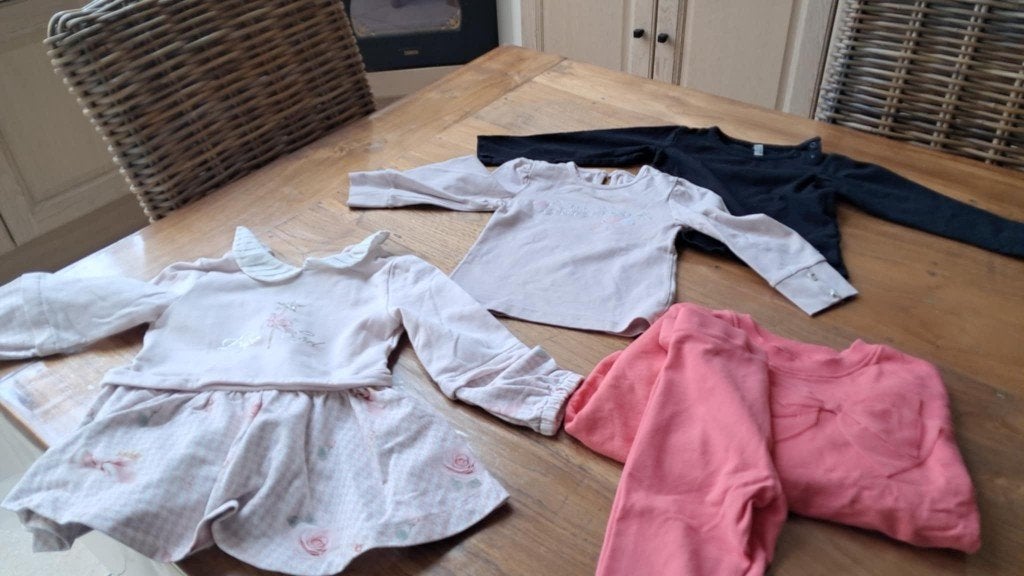 9 delig pakket maat 86 meisje, Enlèvement, Fille