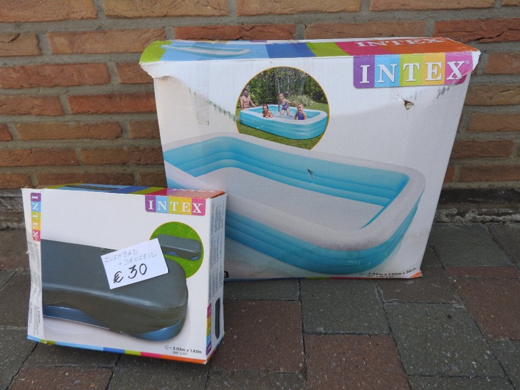 opblaasbaar zwembad Intex met dekzeil 3,05 x 1,83 m, Jardin & Terrasse, Piscines, 200 à 400 cm, Piscine gonflable, Moins de 200 cm