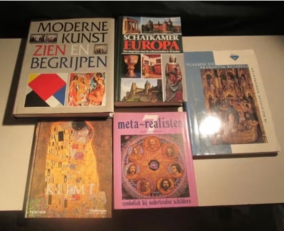5 Mooi Nederlandstalige Kunstboeken, Ophalen of Verzenden, Zo goed als nieuw, Schilder- en Tekenkunst