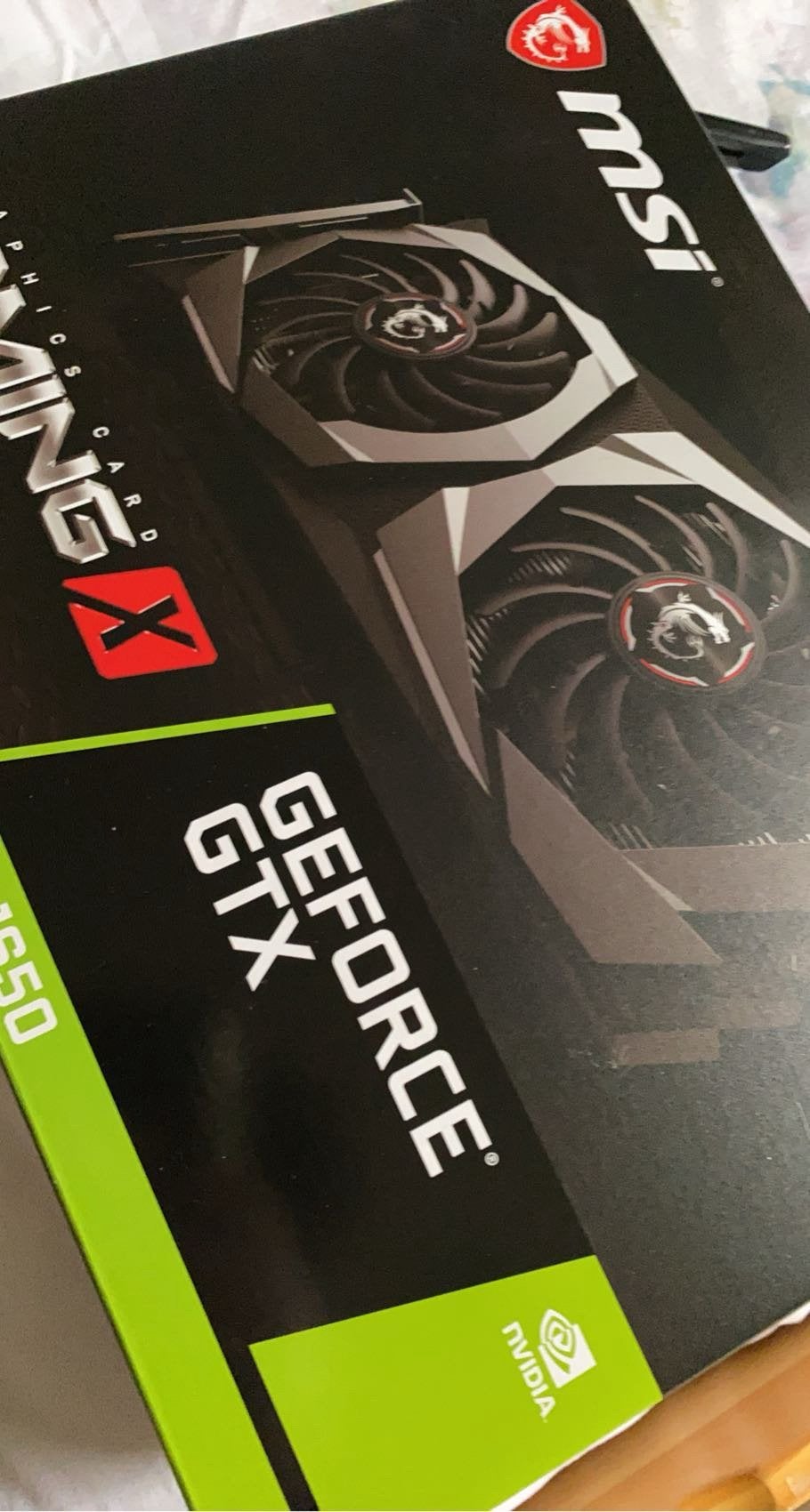 Grafische kaart nvidia geforce gtx1650 4gb, Gebruikt, HDMI, GDDR6, Ophalen of Verzenden