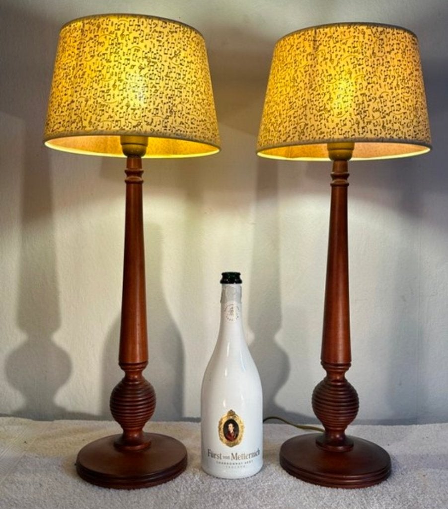 Set van 2 vintage tafellampen - Jaren 60/70 -, Huis en Inrichting, Overige typen, Gebruikt, Overige merken, Vintage