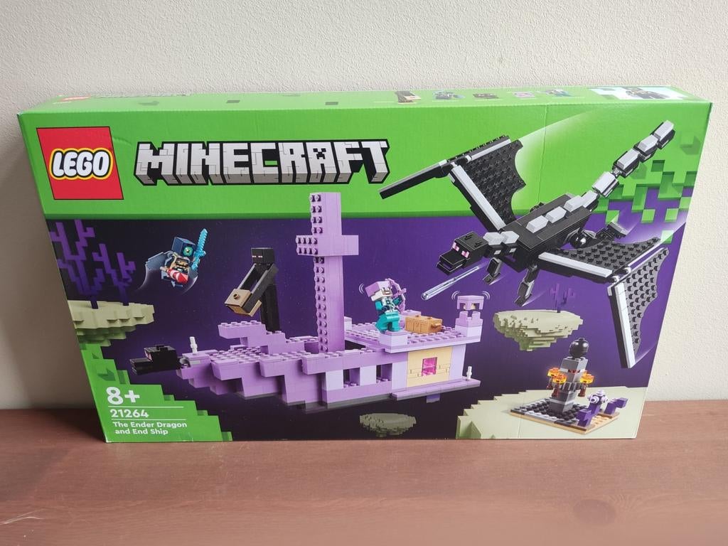 Lego Minecraft 21264 The Ender Dragon and End Ship, Minecraft, Lego, Nieuw, Ophalen of Verzenden