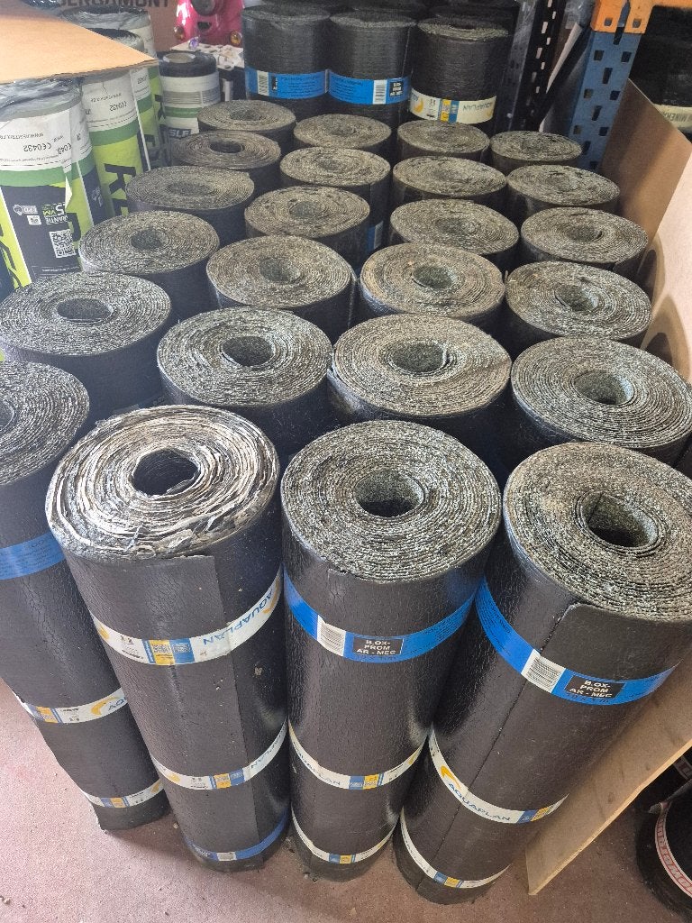 Aquaplan Toplaag Brandrol 4mm met Leislag – Vanaf €55 excl!, Ophalen, Overige materialen, Zwart, Nieuw