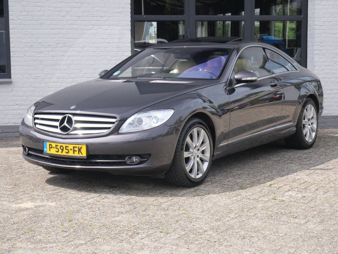 Mercedes-Benz CL 500 Xenon Verwarmde Memory Massage Stoelen, Auto's, Automaat, Beige, CL, Bruin