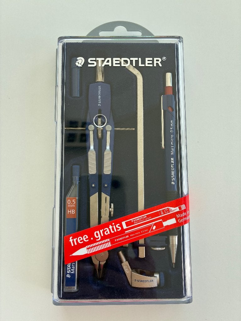 Staedtler Mars 552 passer, verlengstuk snelverstelling NIEUW, Ophalen of Verzenden, Nieuw
