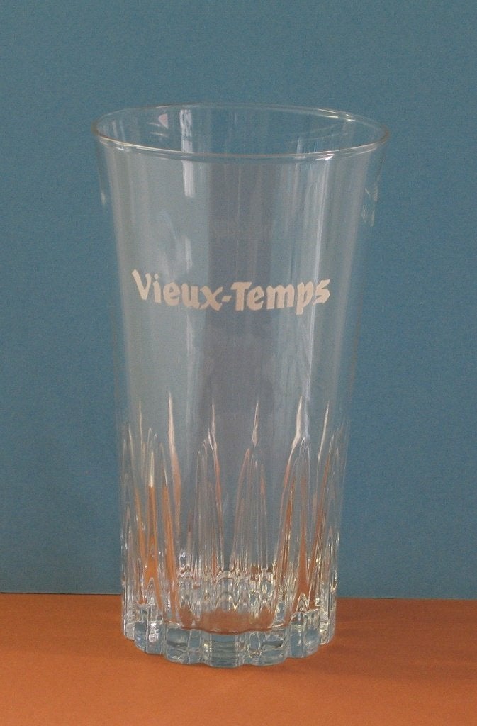 VERRE À BIÈRE VIEUX-TEMPS 104, Enlèvement, Utilisé, Verre ou Verres, Autres marques