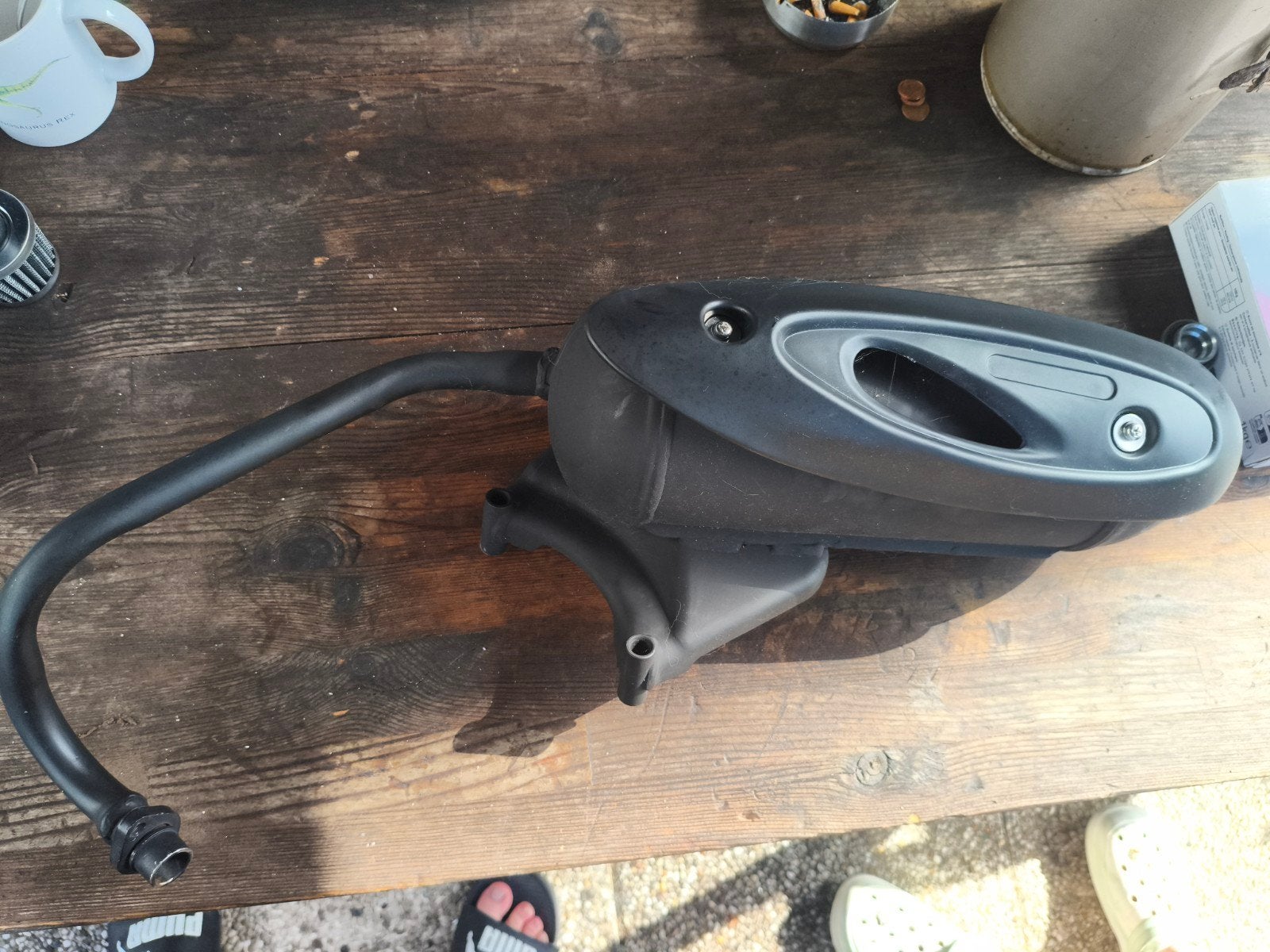 Uitlaat voor Piaggio Fly, Zip 50cc 4 Takt 2V, Fietsen en Brommers, Ophalen, Nieuw, Uitlaat, Piaggio