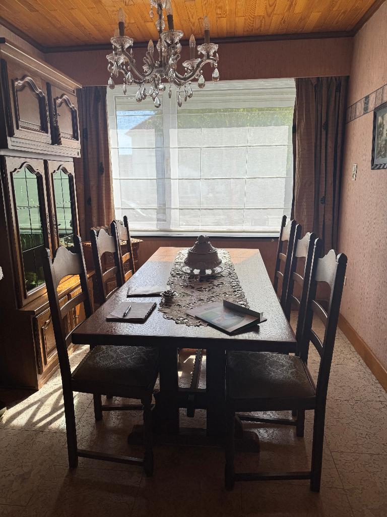 eetkamer, Huis en Inrichting, Complete eetkamers, Ophalen, Gebruikt, Rustiek
