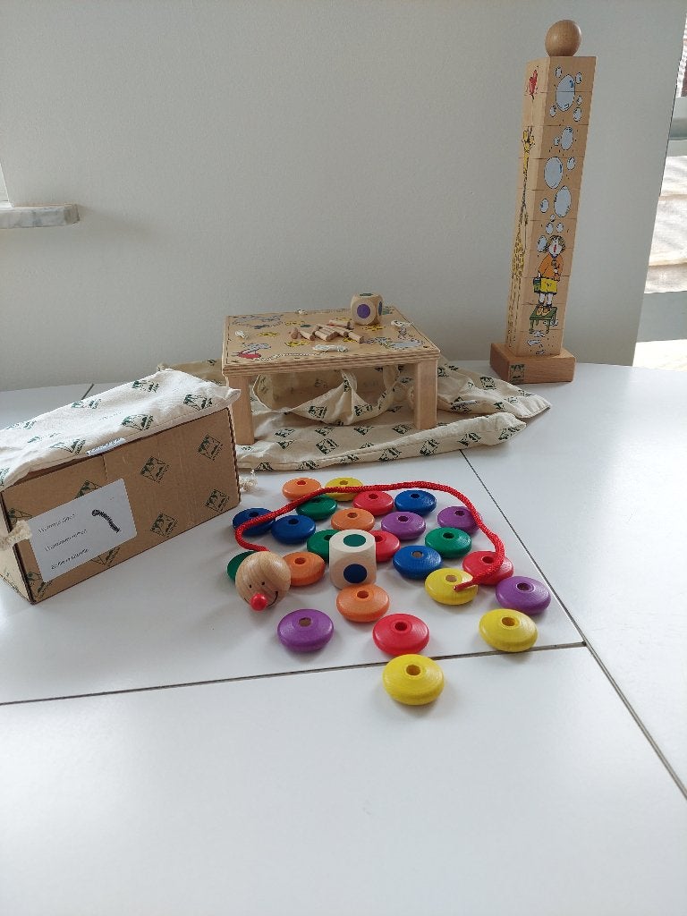 3 houten spelen van Janbibejan, Enlèvement ou Envoi, Utilisé, Autres types