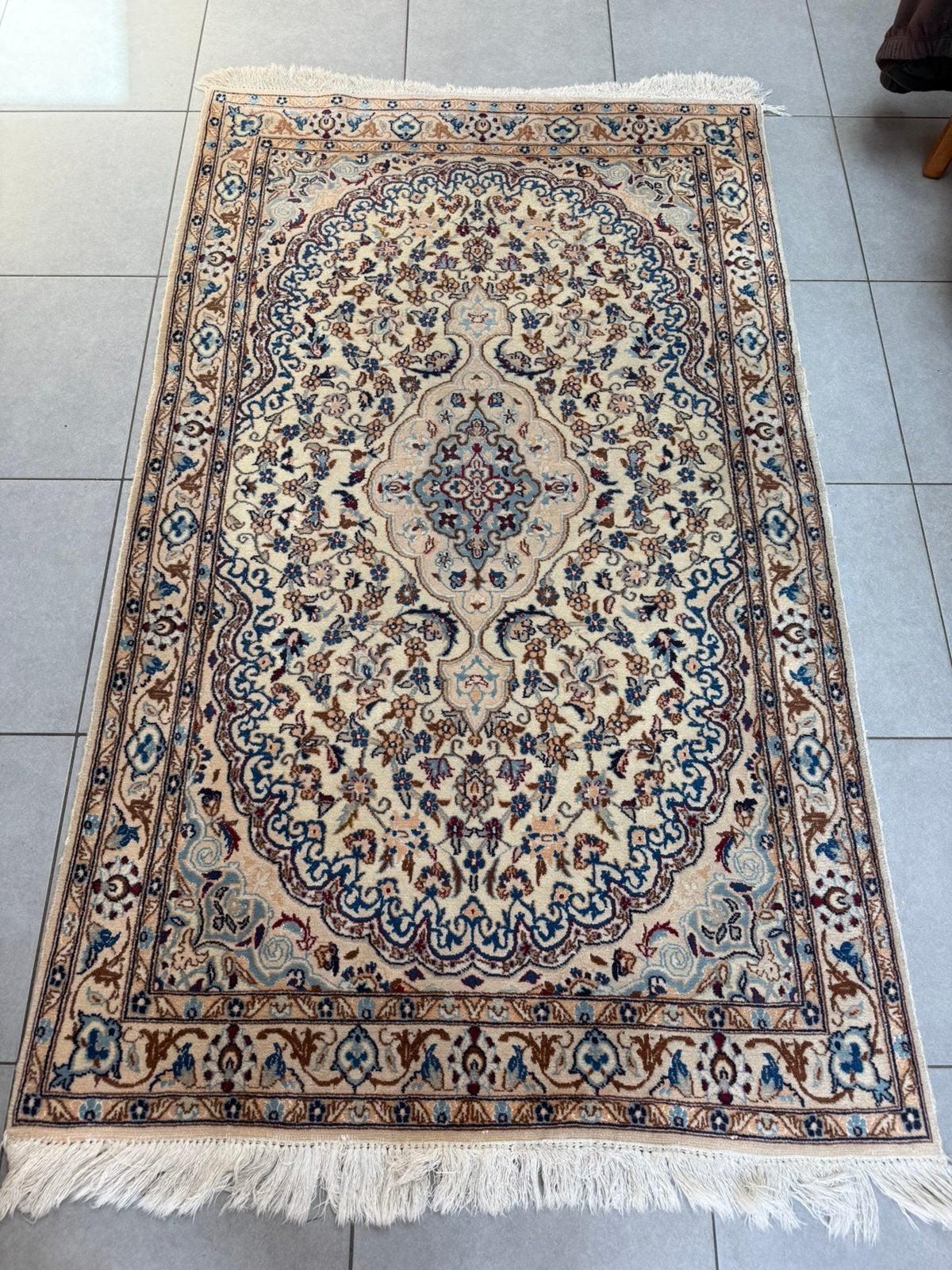 Perzisch Isfahan tapijt 194x120cm, Ophalen of Verzenden